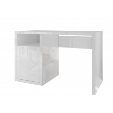 Desk 120x76x60 GLANCE whole white high gloss