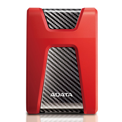 Drive external HDD ADATA HD650 AHD650-2TU31-CRD (2 TB; 2.5 Inch; USB 3.1; red color)