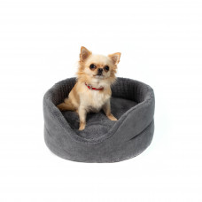 Yohanka with a pillow dog bed - gray 4