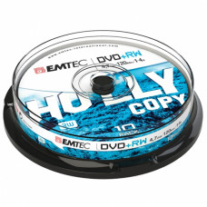 EMTEC DVD+RW 4.7GB 1-4x CAKE BOX 10pcs