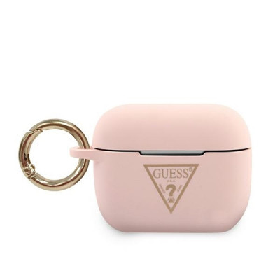 GUESS TRIANGLE CASE FOR AIRPODS PRO pink