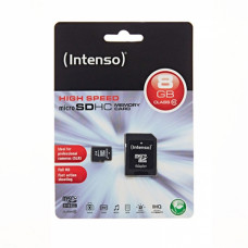 Memory Card microSD INTENSO 8GB CLASS 10