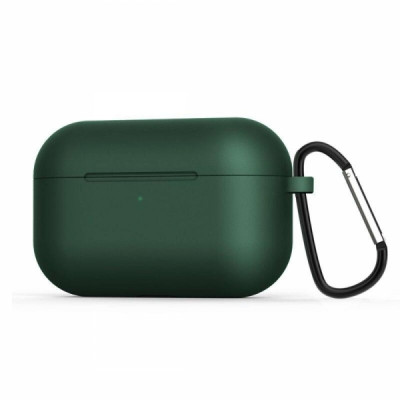 SENSO SILICONE CASE FOR AIRPODS PRO WITH HOLDER forest green