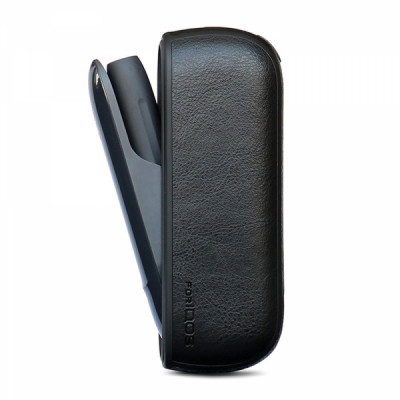 SENSO LEATHER CASE FOR iQOS 3.0 black