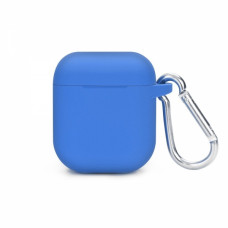 SENSO SILICONE CASE FOR AIRPODS WITH HOLDER blue