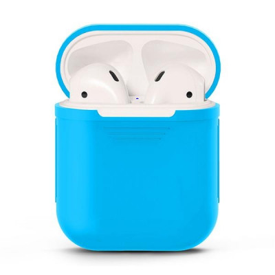 SENSO SILICONE CASE FOR AIRPODS cyan