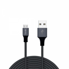 FONEX FABRIC DATA CABLE MICRO USB SPEED CHARGE 2A 3m black
