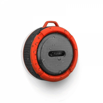 FONEX PORTABLE SPEAKER WITH BLUETOOTH red