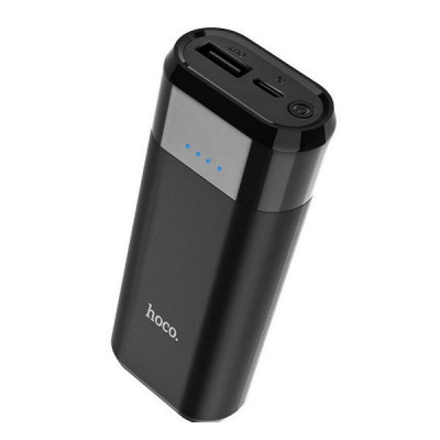 Power Bank Hoco B35A Entourage Mobile 5200 mAh Fast Charging με υποδοχή Micro-USB Μαύρο