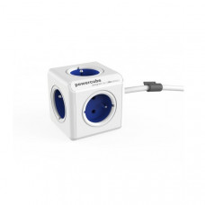 allocacoc PowerCube Extended incl. 1,5 m Cable blue Type F