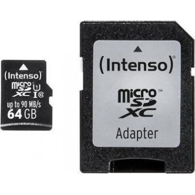 
      Intenso Professional microSDXC 64GB U1 with Adapter
    