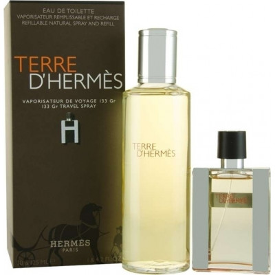 Hermes Terre DHermes Eau de Toilette 30ml & Refill Eau de Toilette 125ml - Original