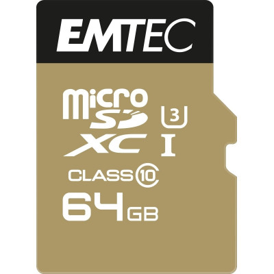 
      Emtec Speedin microSDXC 64GB U3 with Adapter
    
