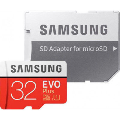 
      Samsung Evo Plus microSDHC 32GB U1 with Adapter
    