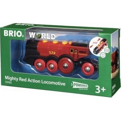 Brio Toys Mighty Red Action Locomotive