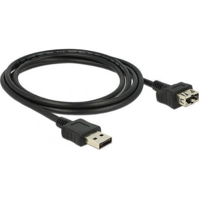 
      DeLock USB 2.0 Cable USB-A male - USB-A female 2m (83665)
    