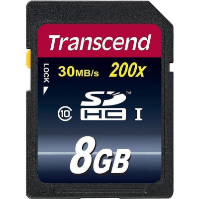 
      Transcend Premium 200x SDHC 8GB Class 10
    