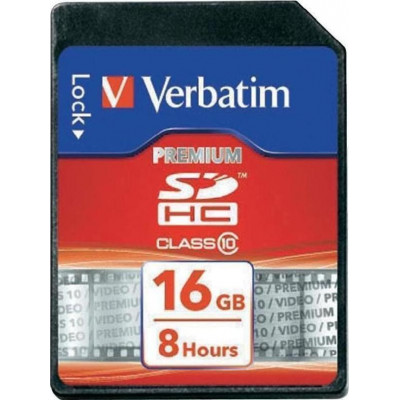 
      Verbatim Premium SDHC 16GB Class 10
    