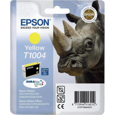 Epson DURABrite Ultra Ink T 100 ink cartridge yellow      T 1004