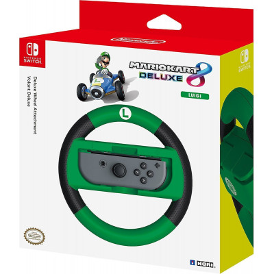 Hori Mario Kart 8 Deluxe Wheel Luigi Version Switch