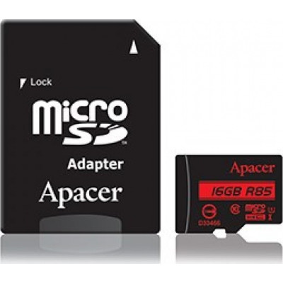 
      Apacer R85 microSDHC 16GB U1 with Adapter
    