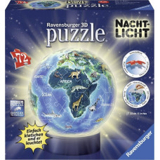 3D Night Light Puzzleball Earth 72pcs (11844) Ravensburger