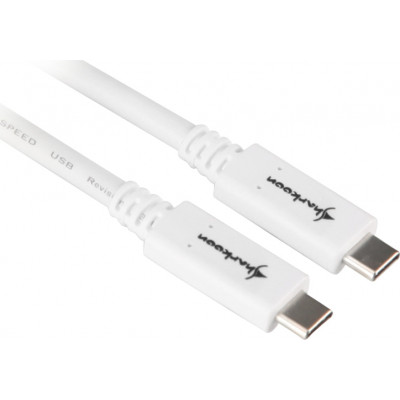 
      Sharkoon Regular USB 3.1 Cable USB-C male - USB-C male Λευκό 1m
    