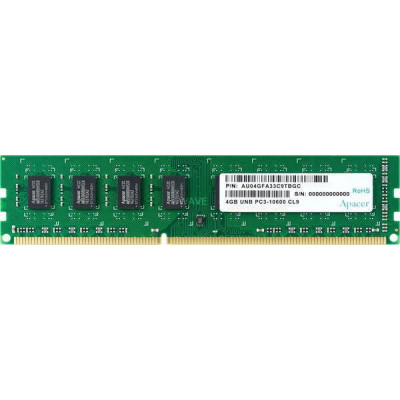 Apacer 4GB DDR3-1333MHz (AU04GFA33C9QBGC)
