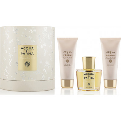 Acqua di Parma Artist Edition Set Magnolia Nobile Eau de Parfum 100ml, Shower Gel 75ml, Body Cream 75ml
