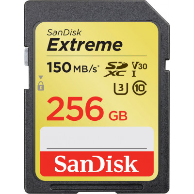 
      Sandisk Exrteme SDXC 256GB U3 V30
    