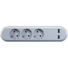 Bachmann 381.801 power extension 3 AC outlet(s) Indoor White(381.801)