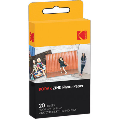 Kodak Zink Photo Paper A8 (2x3) 20 ΦύλλαΚωδικός: RODZ2X320