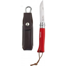 Opinel No. 08 with sheath red