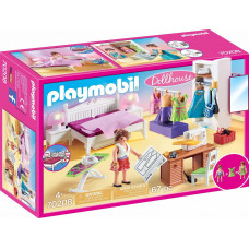 Playmobil Dollhouse: Bedroom with Sewing Corner