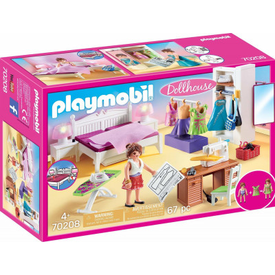 
      Playmobil Dollhouse: Bedroom with Sewing Corner
    