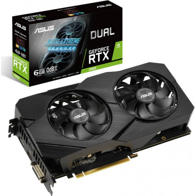 Asus GeForce RTX 2060 6GB Dual EVOΚωδικός: 90YV0CH4-M0NA00