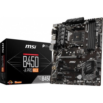
      MSI B450-A Pro Max
    