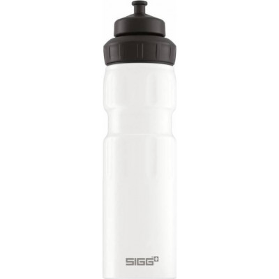 Sigg Water Bottle alu WMB Wide Mouth Sports 750ml White