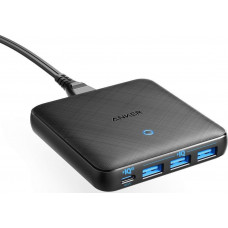 Anker 3x USB / 1x USB-C Charging Station Μαύρο (PowerPort Atom III Slim)