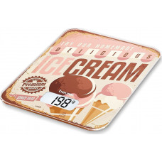 Beurer KS 19 Ψηφιακή Ζυγαριά Κουζίνας 5kg Ice Cream