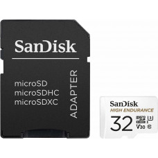 Sandisk High Endurance microSDHC 32GB U3 V30 with Adapter