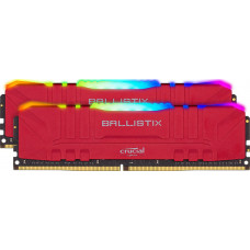Ballistix 32GB Kit DDR4 2x16GB 3200 CL16 DIMM 288pin red RGB