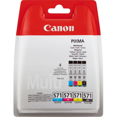 Canon CLI-571 C/M/Y/BK Multipack (0386C005)