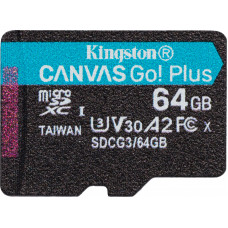 Kingston Canvas Go! Plus microSDXC 64GB U3 V30 A2