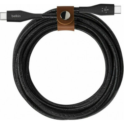 Belkin DuraTek Plus USB-C/USB-C 1,2m, Black     F8J241bt04-BLK