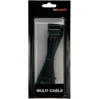 Be Quiet 3x 15-Pin Sata male - 4-Pin Molex female Cable 0.6m (BC051)