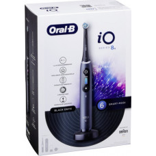 Oral-B iO Series 8N Ηλεκτρική Οδοντόβουρτσα με Χρονομετρητή και Αισθητήρα Πίεσης Black Onyx
