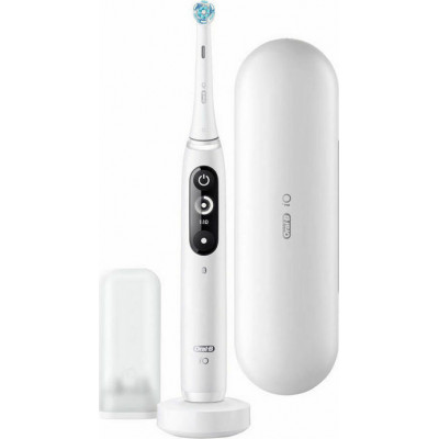 Oral-B iO Series 7N Ηλεκτρική Οδοντόβουρτσα με Χρονομετρητή White Alabaster