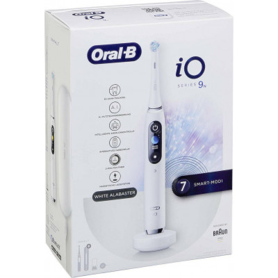 Oral-B iO Series 9N Ηλεκτρική Οδοντόβουρτσα White Alabaster