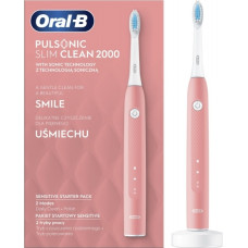 Oral-B Pulsonic Slim Clean 2000 Ηλεκτρική Οδοντόβουρτσα Pink